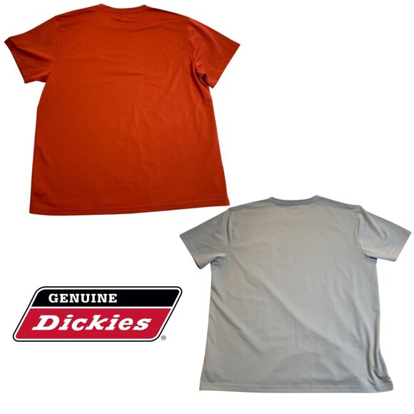 2 Genuine Dickies Men's T-Shirt 2XL Lot of Two Short Sleeve Crew Neck Pocket Tee - Picture 4 of 4